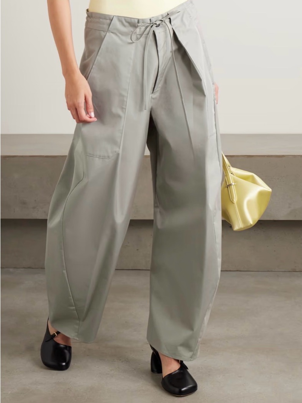 Kallmeyer Clemence barrel leg pant size 6 grey